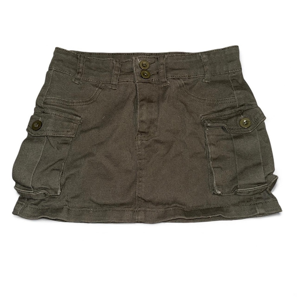 green cargo skirt - size XS/S